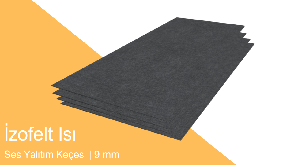 İzofelt Isı Ses Yalıtım Keçesi 9 mm